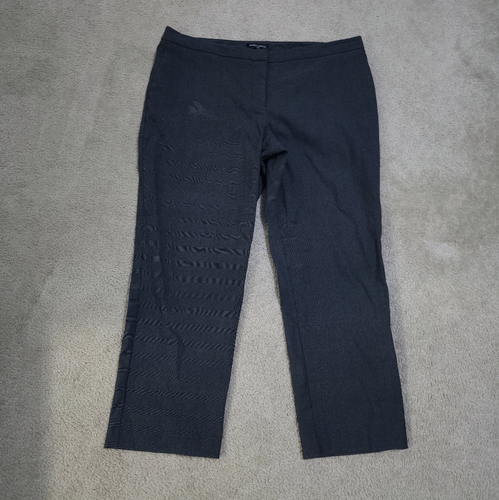 Mario Serrani Grey Patterened Trousers